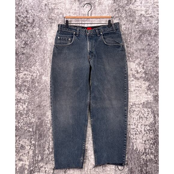 Vintage Levis Silvertab Jeans 34 in x 26 in Mens Loose Fit Made USA Denim - Picture 1 of 10